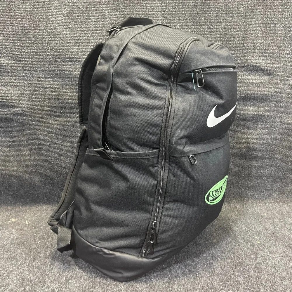 Nike BA5892-010 Unisex Large Black Soccer Backpack Ralph Lundy‎ Academy